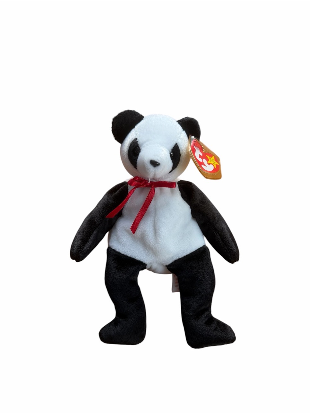 Ty Beanie Baby Fortune The Panda Bear 1998 Plush Vintage Stuffed Animal